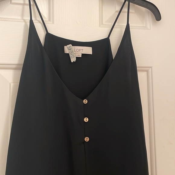 LOFT navy blue spaghetti strap top - Picture 3 of 4